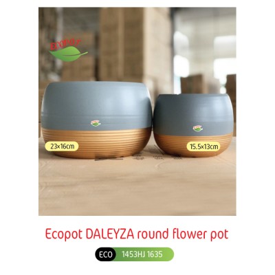 Ecopot DALEYZA round flower pot